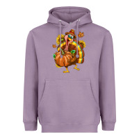 Lavender Thanksgiving Turkey Heavyweight Hoodie - texasbilliewilder