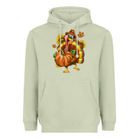 Matcha Thanksgiving Turkey Heavyweight Hoodie - texasbilliewilder