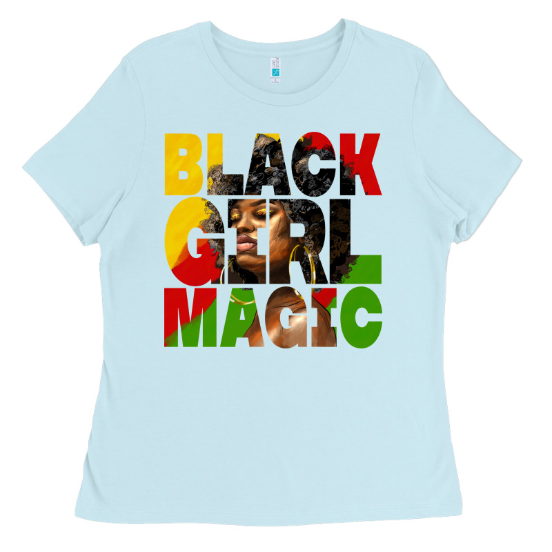 Black Girl Magic Juneteenth Ladies Tee by HRA Design Shop | Teevron
