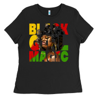 Black black girl magic juneteenth Ladies Tee - HRA Design Shop