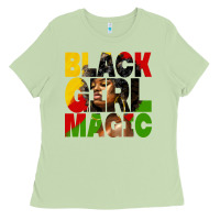 Matcha black girl magic juneteenth Ladies Tee - HRA Design Shop