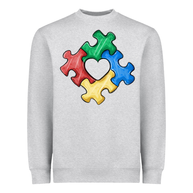 Autism Puzzle Heavyweight Sweatshirt by MaliasSmallBusiness | Teevron