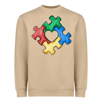 Mushroom autism puzzle Heavyweight Sweatshirt - MaliasSmallBusiness