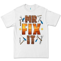 White mr fix it Premium Tee - HRA Design Shop