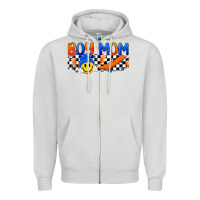 Dove Grey boy mom Zipper Hoodie - Artiststas
