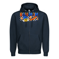 Navy boy mom Zipper Hoodie - Artiststas