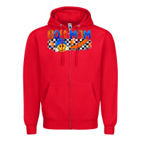 Red boy mom Zipper Hoodie - Artiststas