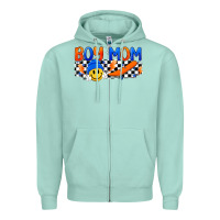 Seafoam boy mom Zipper Hoodie - Artiststas