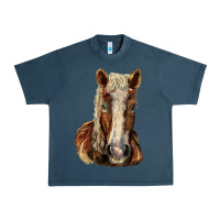 Midnight Navy Belgian Horse Urban Heavy Tee - LillyAllenDesigns