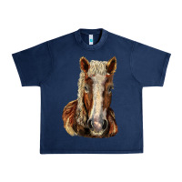 Navy Belgian Horse Urban Heavy Tee - LillyAllenDesigns