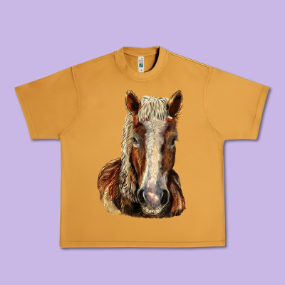 Belgian Horse Urban Heavy Tee Designed By Lillyallendesigns