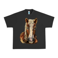 Pigment Black Belgian Horse Urban Heavy Tee - LillyAllenDesigns