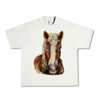 Pistachio Belgian Horse Urban Heavy Tee - LillyAllenDesigns
