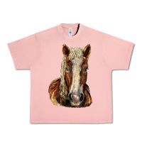 Salmon Belgian Horse Urban Heavy Tee - LillyAllenDesigns