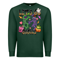 Sports Green Let's go ghouls Premium Sweatshirt - NancyCooperArtShop