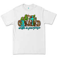 White created with a purpose Premium Tee - AdoDesignShop