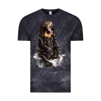 Cloud Black Malayan Sun Bear Vintage Tee - LillyAllenDesigns