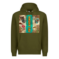 Army Green Oklahoma Premium Hoodie - TumblerDesignByShophia
