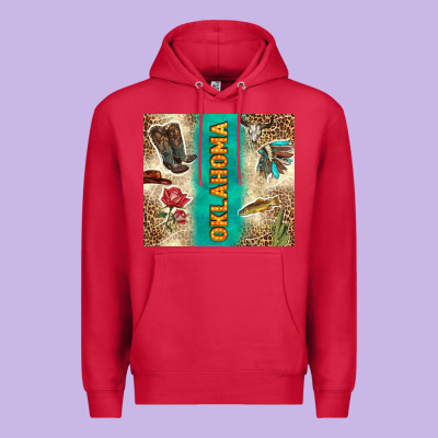 Oklahoma Premium Hoodie Designed By Tumblerdesignbyshophia
