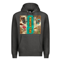 Charcoal Heather Oklahoma Premium Hoodie - TumblerDesignByShophia
