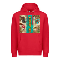 Red Oklahoma Premium Hoodie - TumblerDesignByShophia