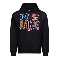 Black be mine valentine's day Urban Hoodie - OliviaCreatesArt