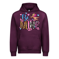 Mauve Wine be mine valentine's day Urban Hoodie - OliviaCreatesArt