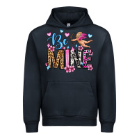 Navy be mine valentine's day Urban Hoodie - OliviaCreatesArt