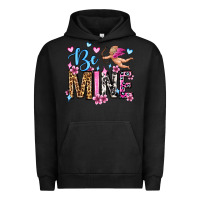 Pigment Black be mine valentine's day Urban Hoodie - OliviaCreatesArt