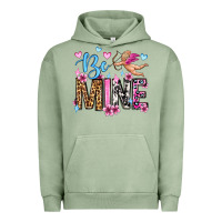 Pigment Oil Green be mine valentine's day Urban Hoodie - OliviaCreatesArt