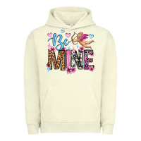 Pigment Pistachio be mine valentine's day Urban Hoodie - OliviaCreatesArt