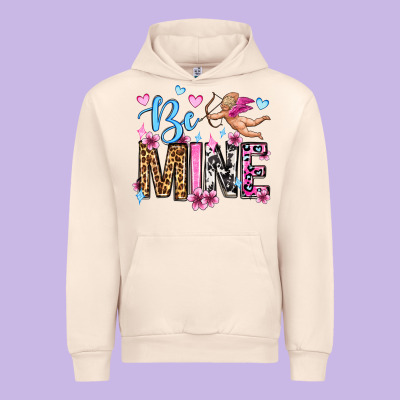 Be Mine Valentine's Day Urban Hoodie Designed By Oliviacreatesart