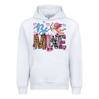 White be mine valentine's day Urban Hoodie - OliviaCreatesArt
