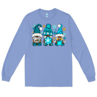 Colony Blue winter afro gnomies Long Sleeve Tee - NancyCooperArtShop