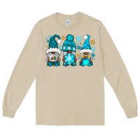 Mushroom winter afro gnomies Long Sleeve Tee - NancyCooperArtShop