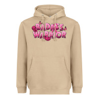 Mushroom Badass warrior Breast Cancer Heavyweight Hoodie - NancyCooperArtShop