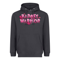 Smoke Badass warrior Breast Cancer Heavyweight Hoodie - NancyCooperArtShop
