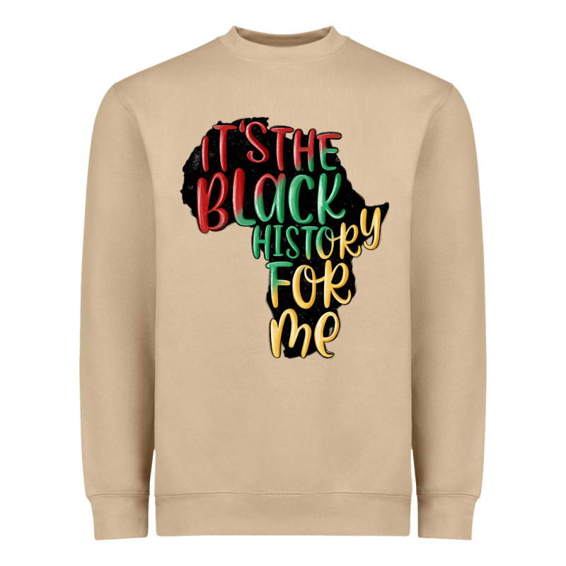 Its The Black History For Me Heavyweight Sweatshirt by MaliasSmallBusiness | Teevron