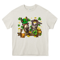 Cream St. Patrick's Day donkey Heavy Core Tee - Neo Western