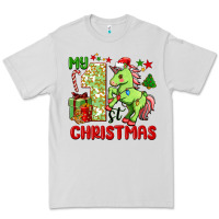 Dove Grey my first christmas unicorn Premium Tee - FaDigitalArtStudio