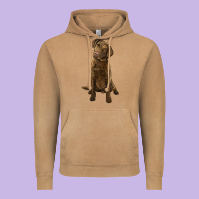 Chesapeake Bay Retriever Vintage Hoodie Designed By Lillyallendesigns
