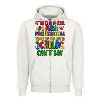 Oatmeal Heather it takes a special paraprofessional to hear what a Zipper Hoodie - Artiststas