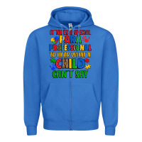 True Royal it takes a special paraprofessional to hear what a Zipper Hoodie - Artiststas