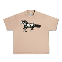 Burro American Paint Horse Urban Heavy Tee - LillyAllenDesigns