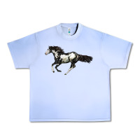 Grape Ice American Paint Horse Urban Heavy Tee - LillyAllenDesigns