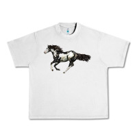 Lunar Rock American Paint Horse Urban Heavy Tee - LillyAllenDesigns
