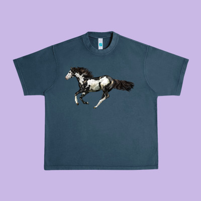 American Paint Horse Urban Heavy Tee Designed By Lillyallendesigns