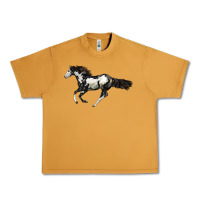 Peanut Butter American Paint Horse Urban Heavy Tee - LillyAllenDesigns