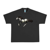 Pigment Black American Paint Horse Urban Heavy Tee - LillyAllenDesigns