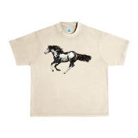 Sandshell American Paint Horse Urban Heavy Tee - LillyAllenDesigns